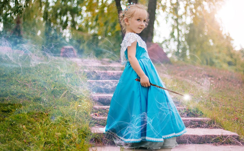 Cottage Garden 13.75-in Resin Collectible Witch Wizard Cosplay Magic Wand, Brown Woodgrain Pink Flower - Image 5